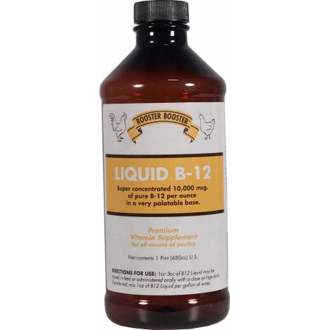 Rooster Booster Liquid B-12 Premium Vitamin Supplement