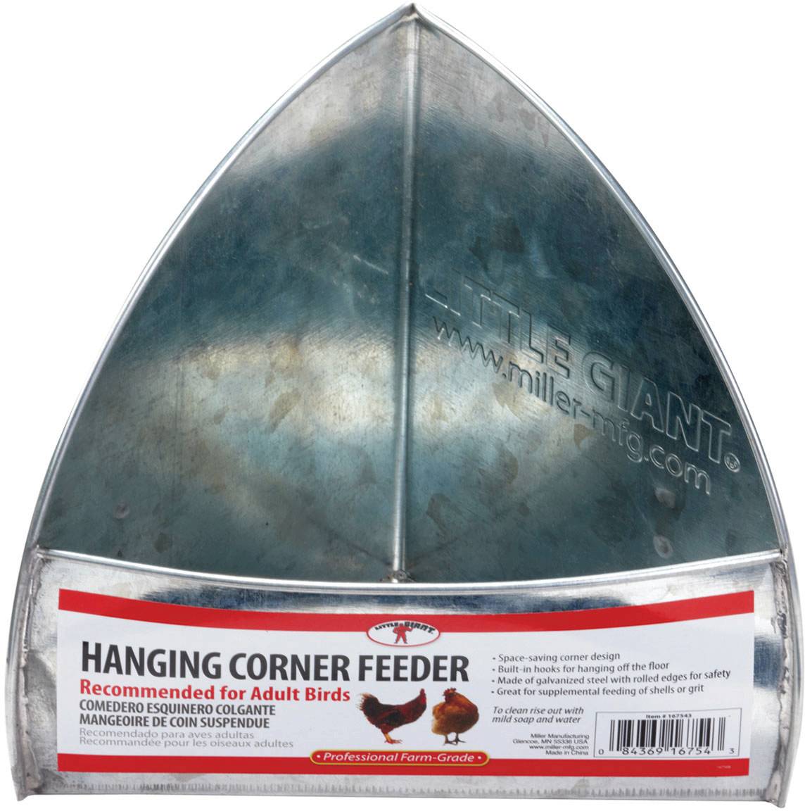 Little Giant Hanging Corner Poultry Feeder