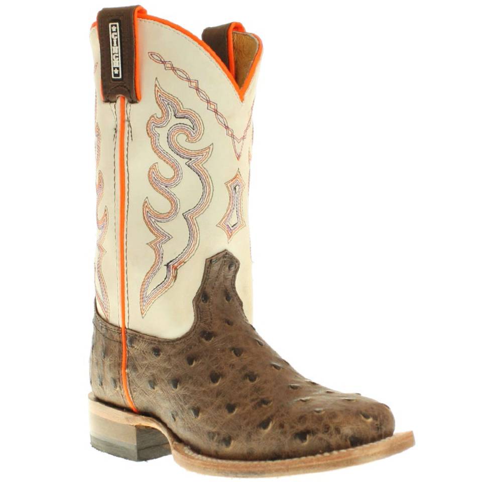 Full Quill Ostrich Print Boot | HorseLoverZ