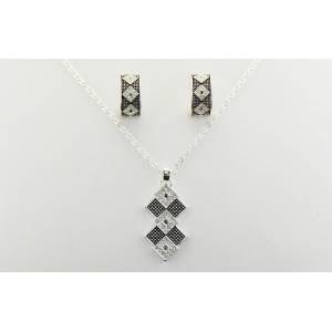 Western Edge Jewelry Diamond Stone Jewelry Set