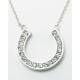 Western Edge Jewelry Crystal Horseshoe Necklace