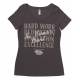 Weaver Ladies Hard Work Fitted T-Shirt