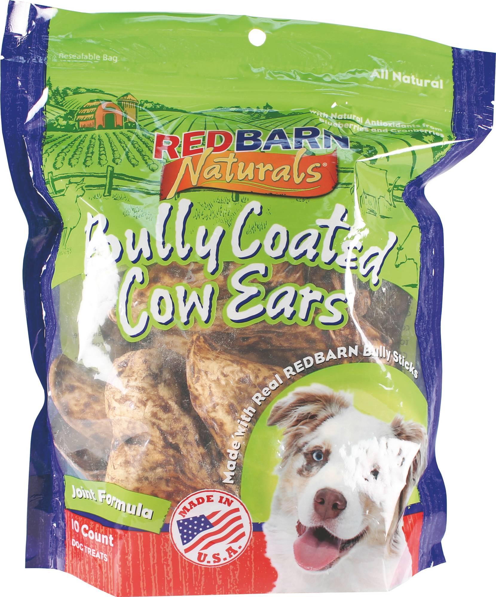 Red Barn Bully Coated Cow Ears Dog Treats 10 Pack 785184255131 Ebay