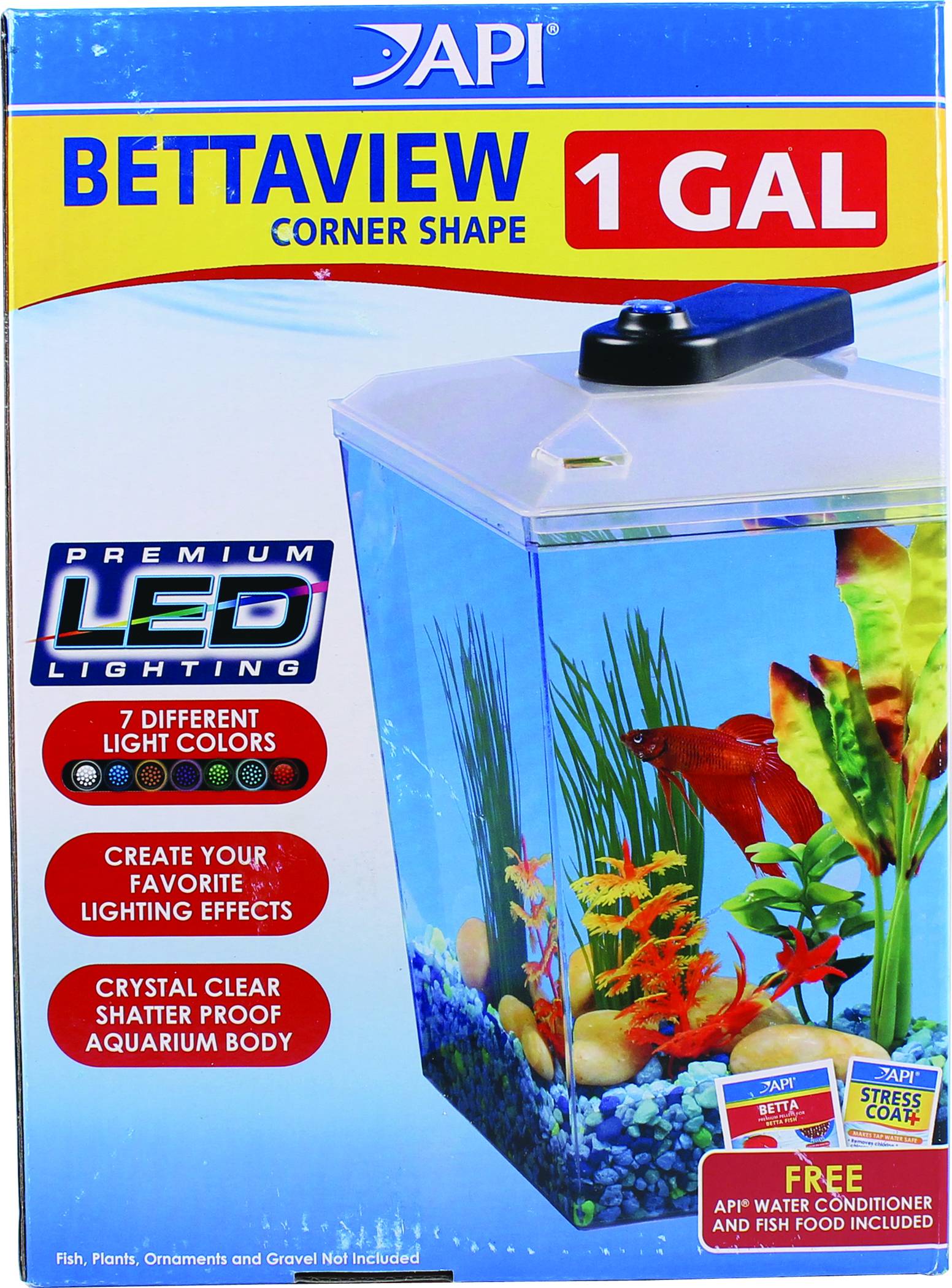 Bettaview Corner Shaped Aquarium Kit