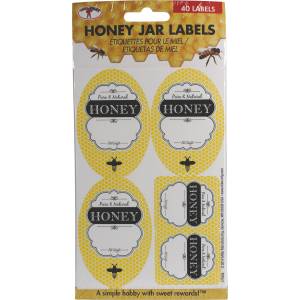 Little Giant Honey Jar Labels