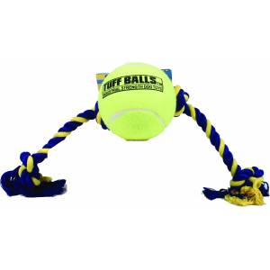 PETSPORT USA Mega Tuff Ball Tug Dog Toy