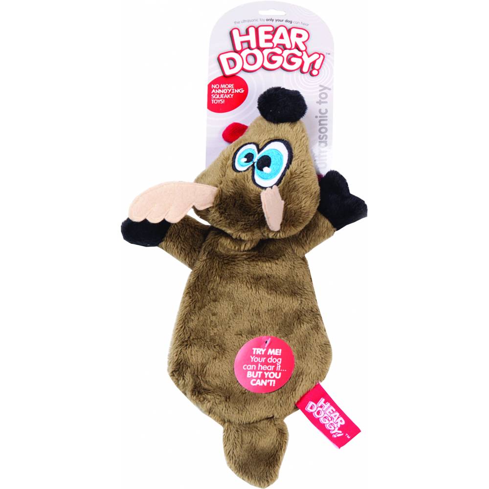 hear doggy ultrasonic plush toys