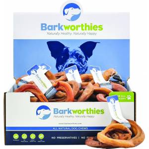 Barkworthies All Natural Bully Stick Pretzel Dog Chew