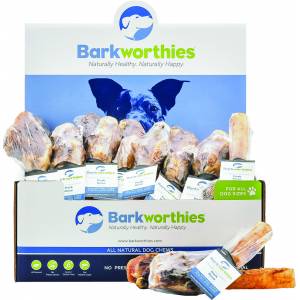 Barkworthies All Natural Pork Rose Dog Chew
