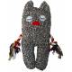 Patchwork Pet Freckles Greybar Plush Dog Toy