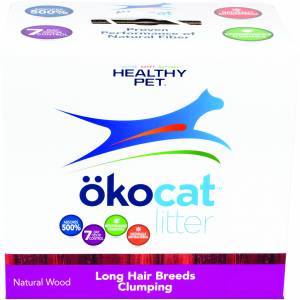 Okocat Natural Wood Cat Litter, Long Hair Breeds