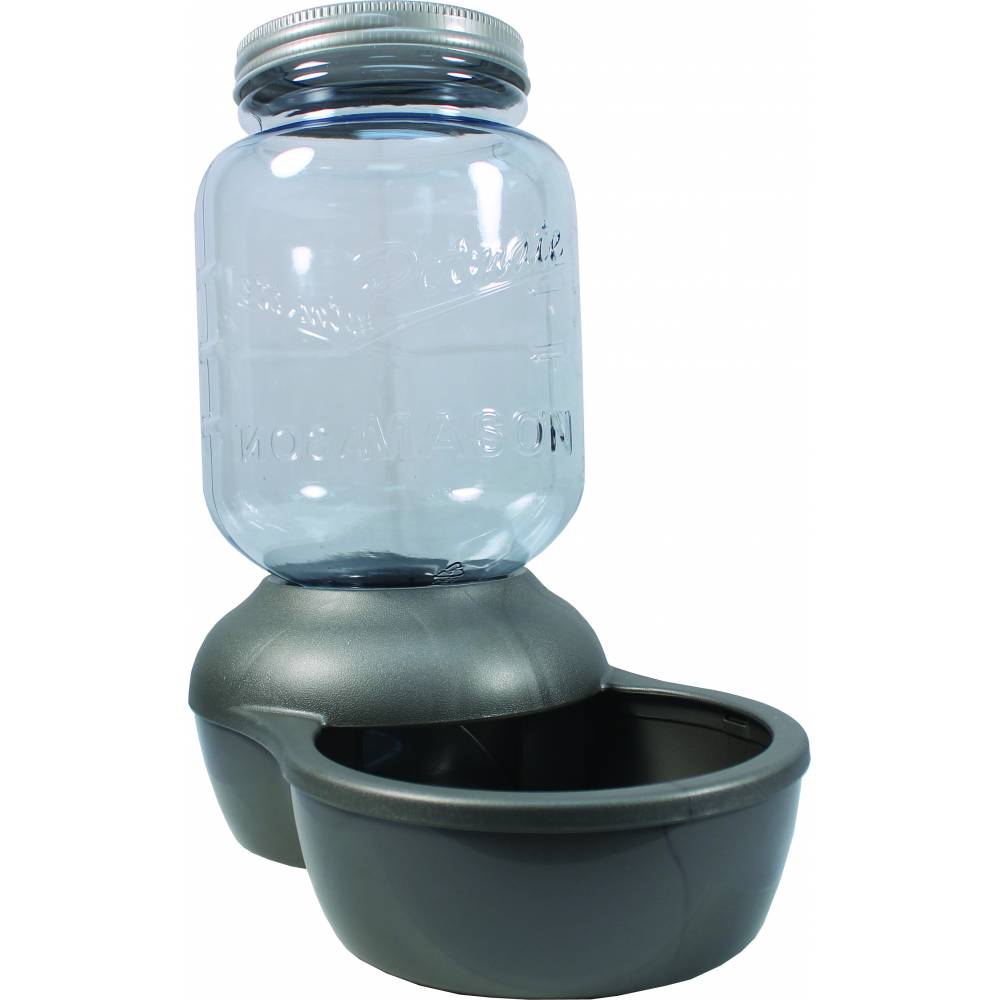 Petmate Mason Jar Replendish Dry Food Feeder | HorseLoverZ