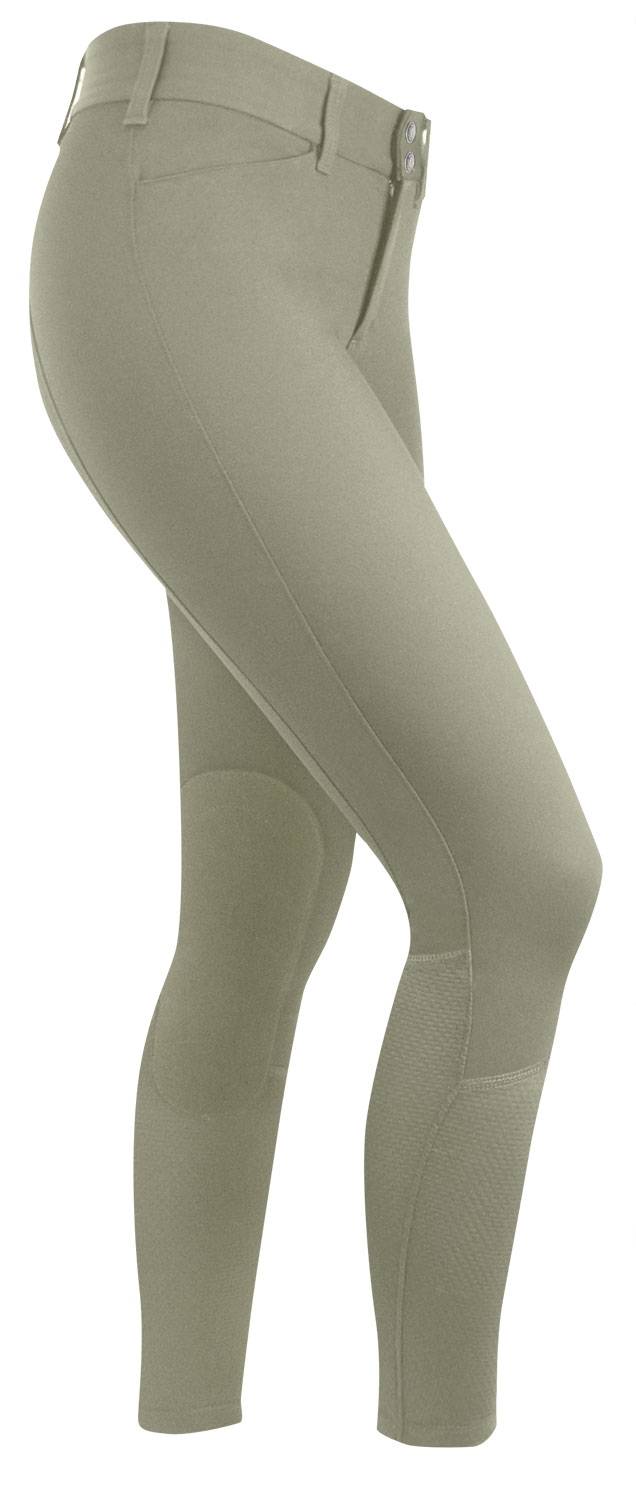 Irideon Hampshire Techfleece Knee Patch Show Riding Breeches Front Zip 