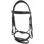 HDR Piaffe Mono Crown Bridle with Flash Nose