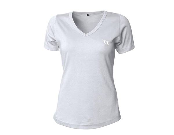 Back On Track Ladies V-Neck T-Shirt (form-fitting)