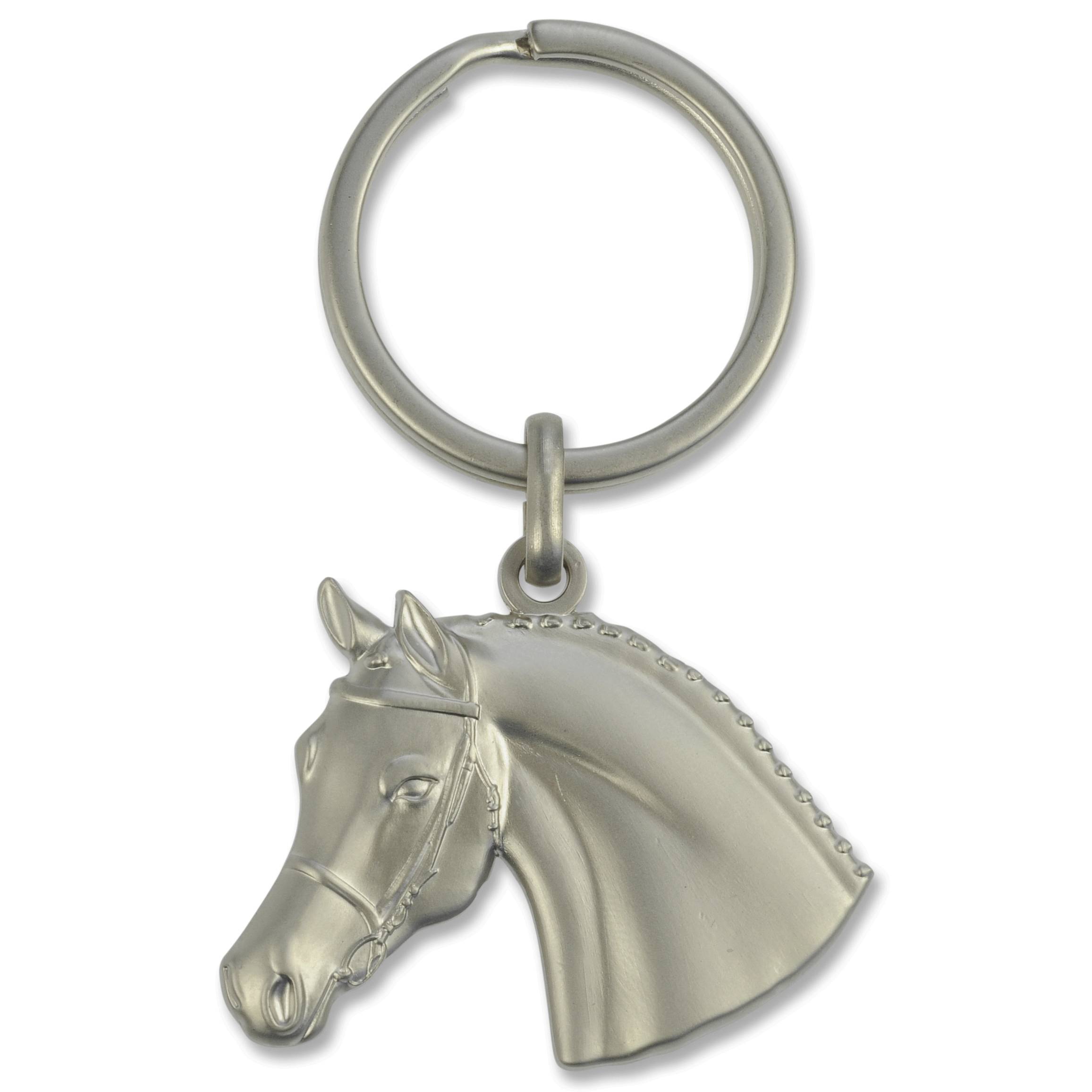 3D Horse Head W Bridle Keychain