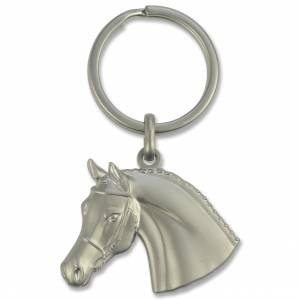 3D Horse Head W Bridle Keychain