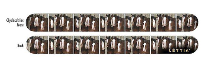 Lettia Clydesdales Emery Board