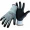 Boss Tactile Dotted Dipped Nitrile Palm Glove - Black/Gray - Large
