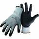 Boss Tactile Dotted Dipped Nitrile Palm Glove - Black/Gray - Large