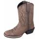 Smoky Mountain Youth Gallup Square Toe Boots - Brown