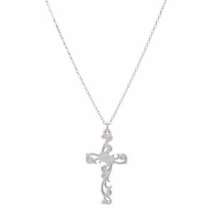 Montana Silversmiths Filigree Silver Cross Necklace