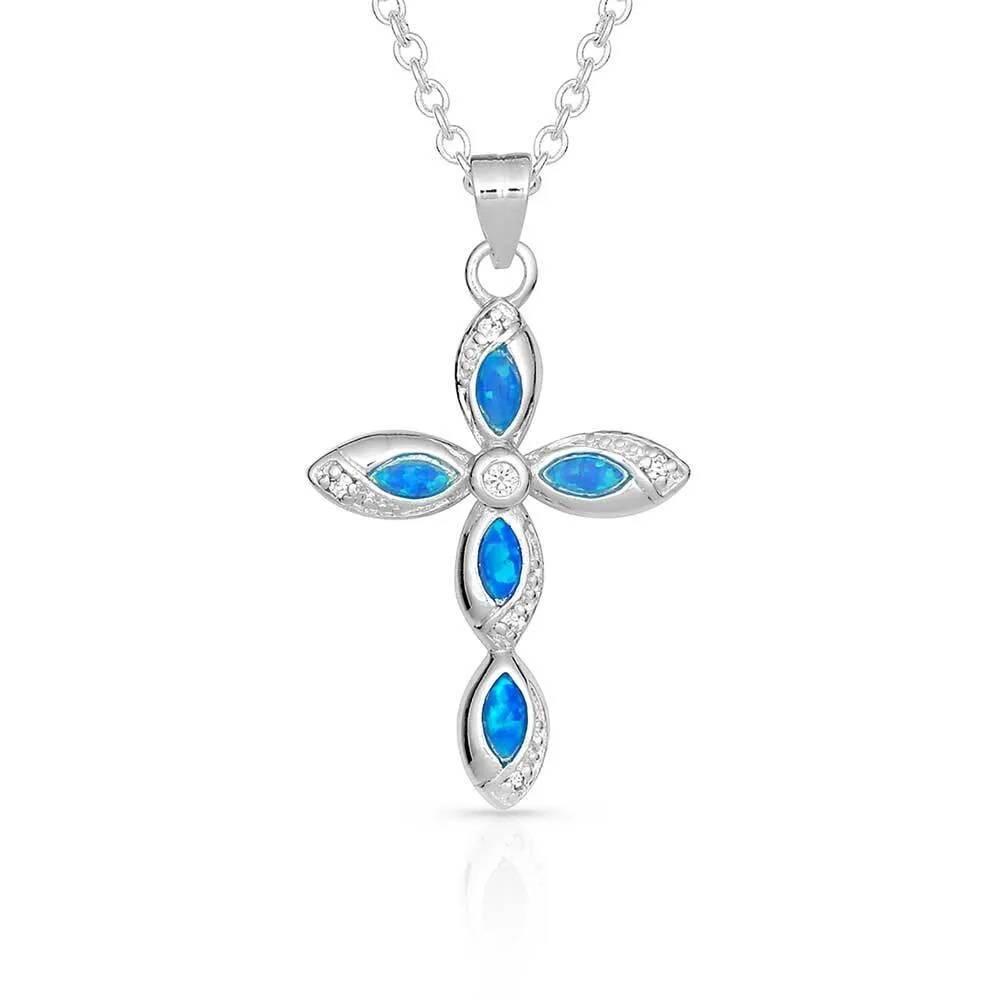 Montana Silversmiths River Lights Waters of Faith Necklace