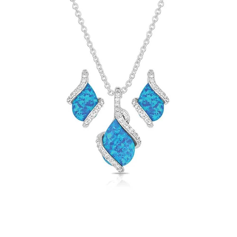 Montana Silversmiths River Lights Twin Paths Jewelry Set