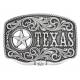Montana Silversmiths Texas Star Longhorn Attitude Buckle