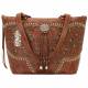 AMERICAN WEST Lady Lace Zip Top Bucket Tote