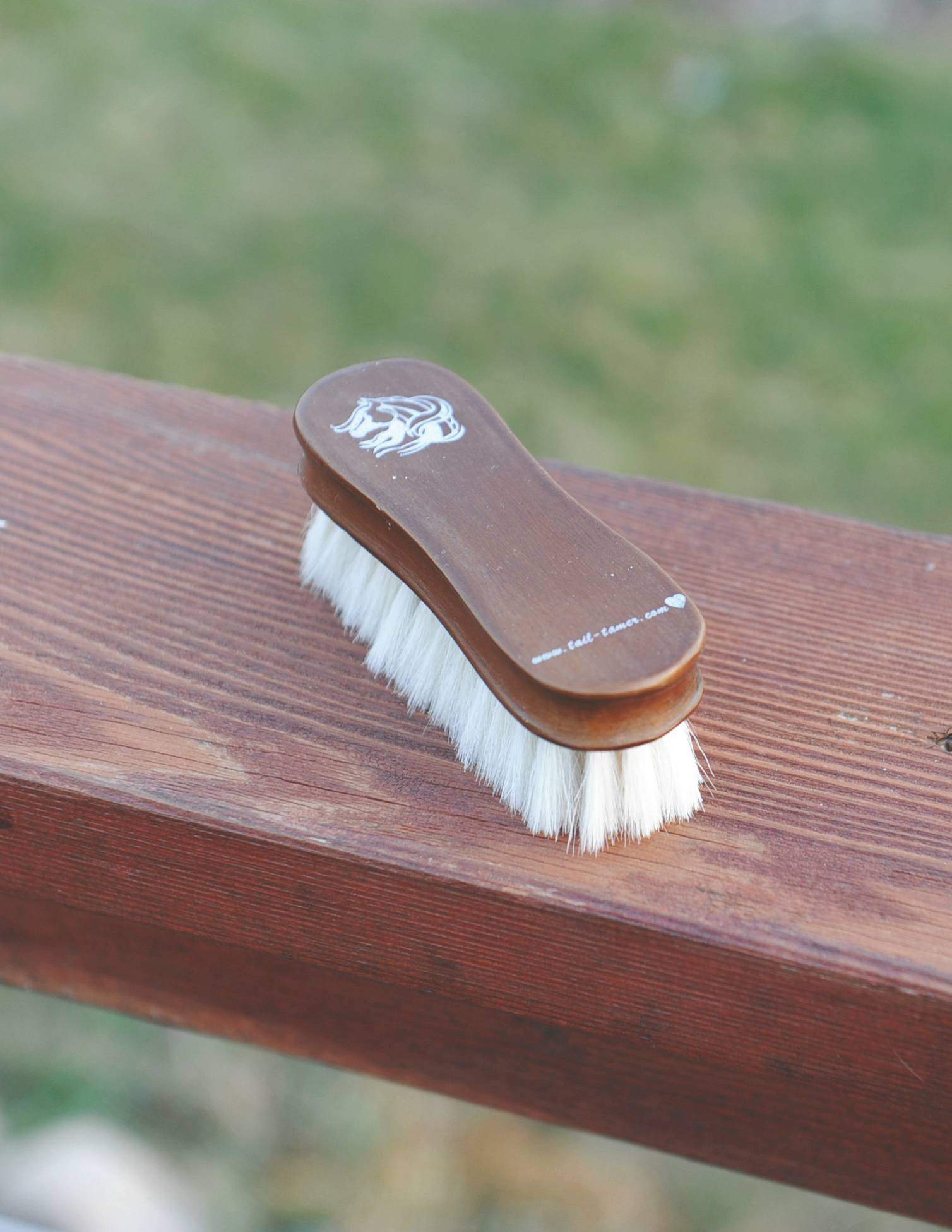 Tail Tamer Wood Series Small Wooden Goat Hair Brush
