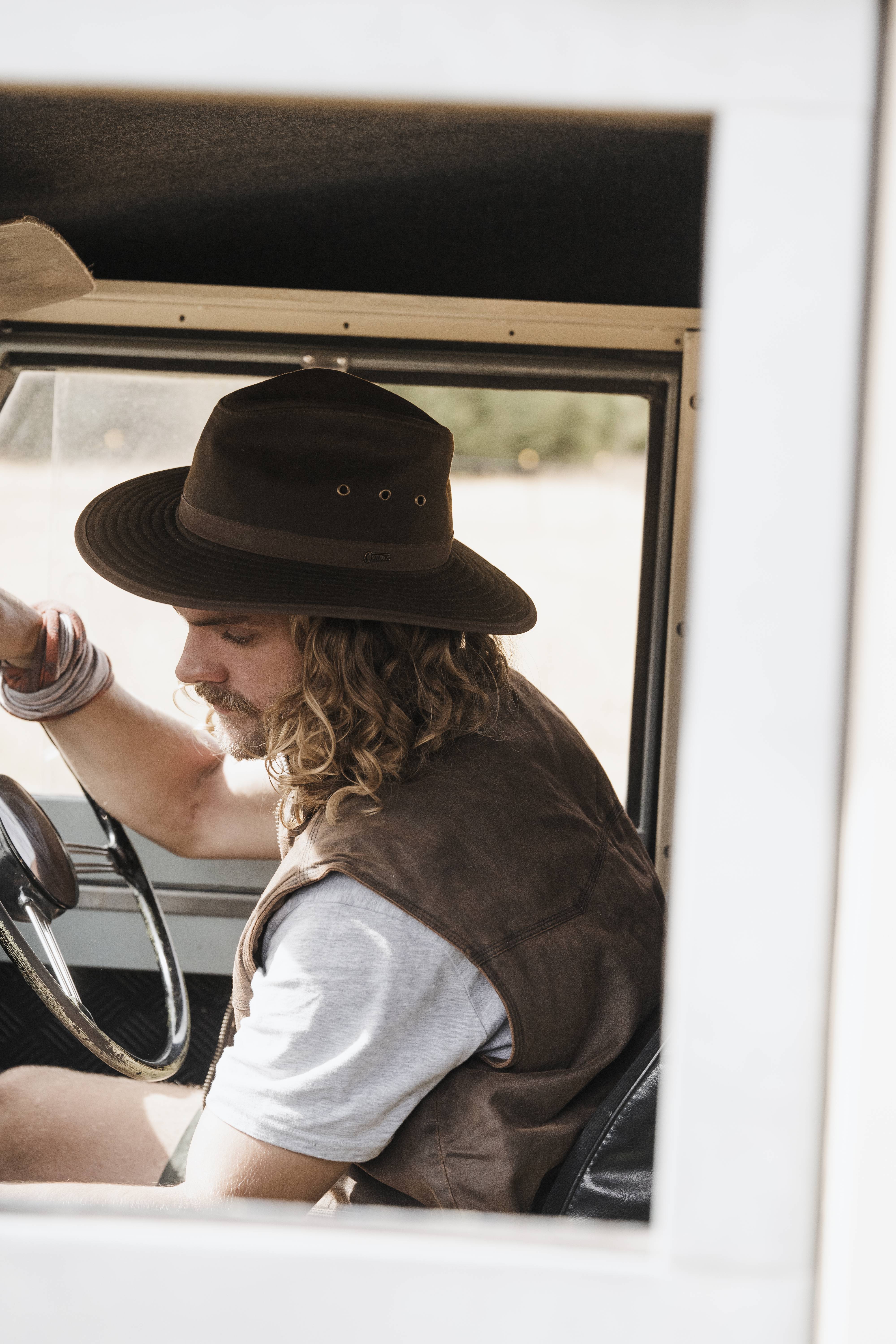 Outback Trading Deer Hunter Oilskin Hat