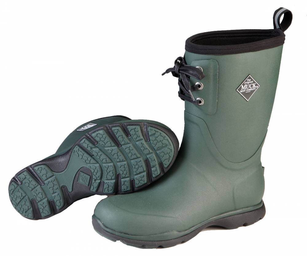 Muck Boots Mens Arctic Excursion Lace Mid Green HorseLoverZ