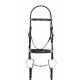 Camelot Fancy Stitched Round Wide Padded Monocrown Bridle with Reins