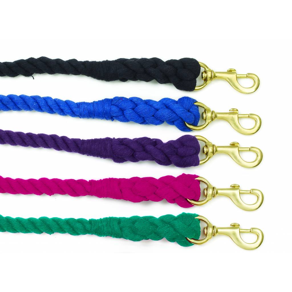 Equi-Essentials 3-Ply Cotton Lead with Solid Brass Snap