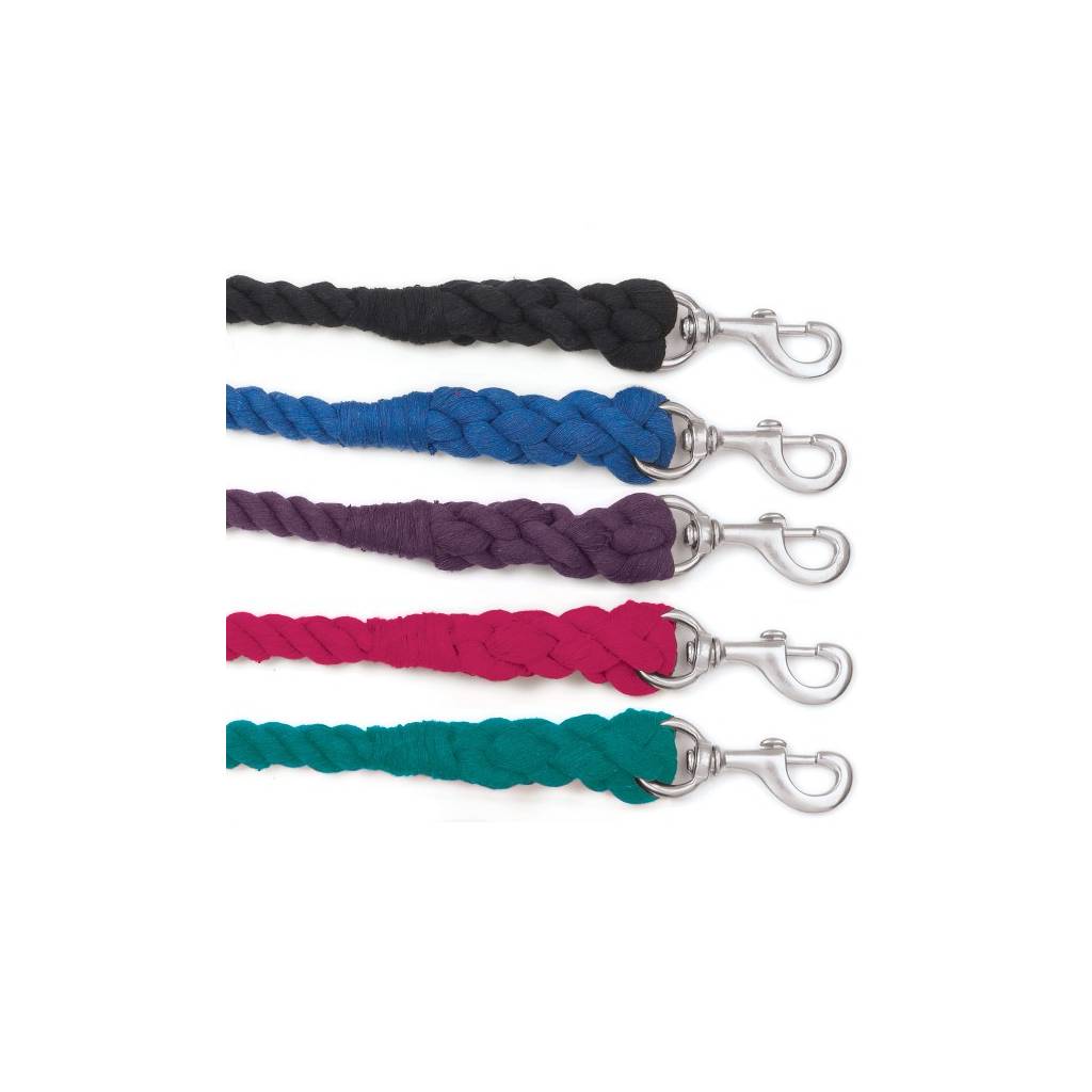 Equi-Essentials 3-Ply Cotton Lead with Chrome Plated Snap