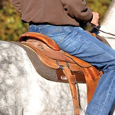 Classic Equine Contoured Felt Western Pad