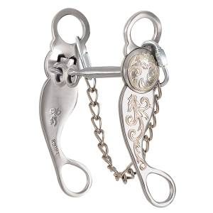 Classic Equine Les Vogt Roper Dogbone Snaffle With Swivel Cheeks