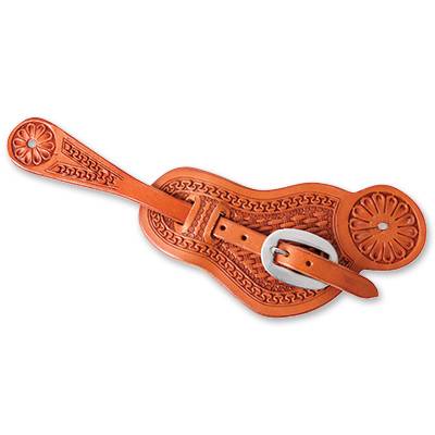 Martin Buckaroo San Carlos Basket Stamp Spur Strap