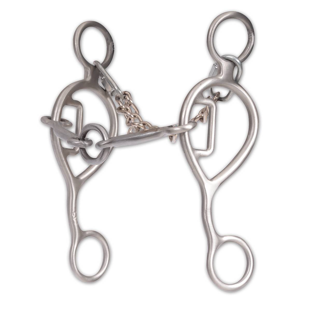 Classic Equine Les Vogt 6 1/2" Shank O Ring Gag Bit