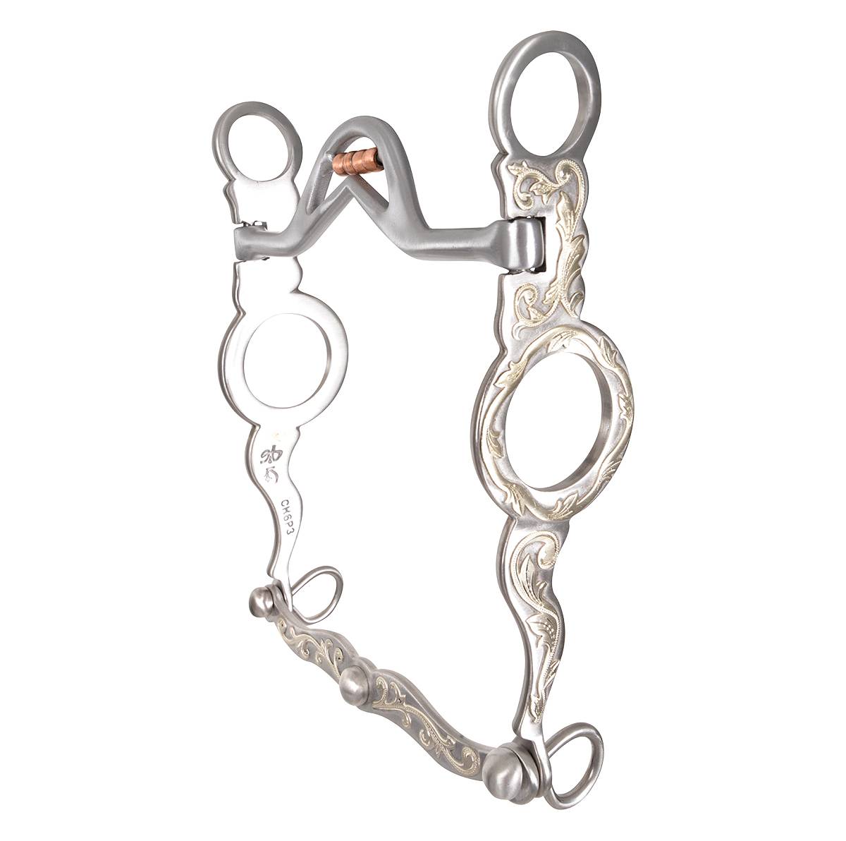 Classic Equine Les Vogt 1 1/2" Ported Roller Cowhorse Bit