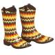 Blazin Roxx Ladies Clara Chevron Square Toe Rain Boots