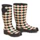 Blazin Roxx Ladies Hattie Tribal Round Toe Rain Boots