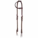 Tough-1 Harness Leather Single Ear Headstall With Tie Ends
