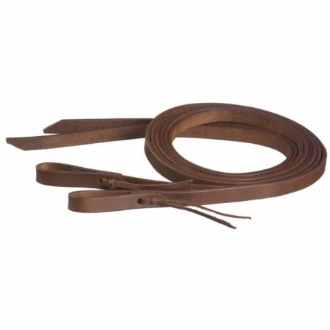 Tough-1 Harness Leather Reins With Waterloop - 3/4" X 8'