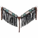 Silver Royal Ashton Collection Breastcollar With Fringe
