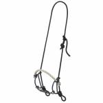 Tough-1 Rope Headstall With  Rope Nose/Twisted Dogbone Gag Combo
