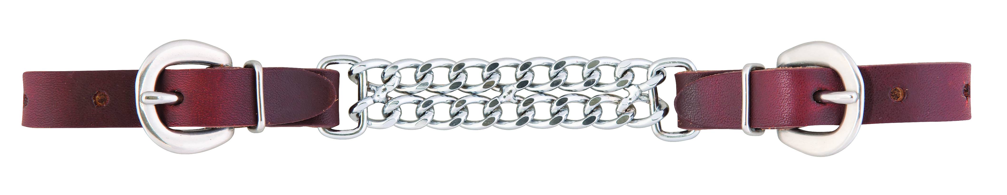 Weaver Working Cowboy 4-1/2" Double Flat Link Curb Strap