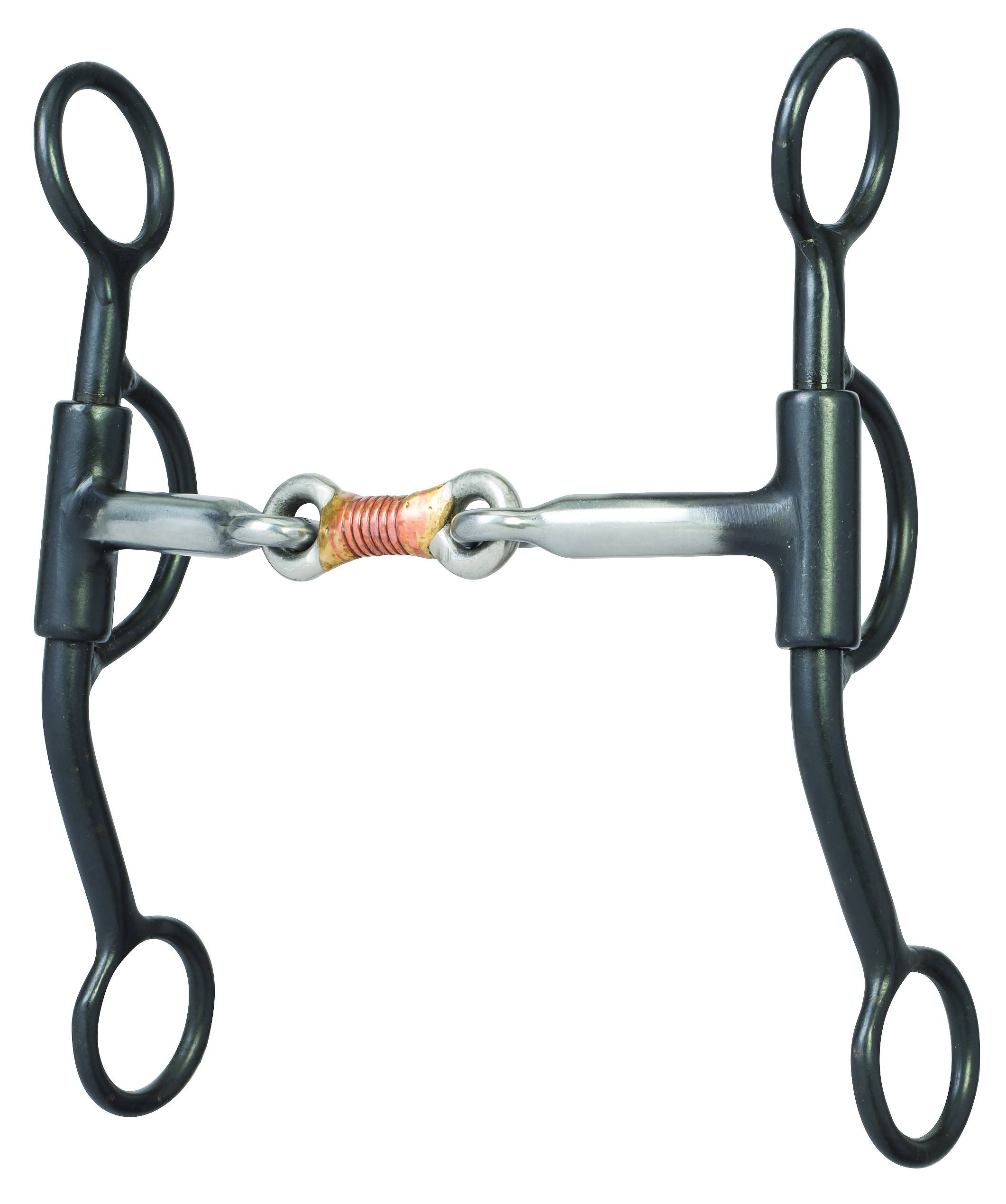 Weaver Professional Shank Bit with  Sweet Iron Copper Wire Wrapped Dogbone Mouth