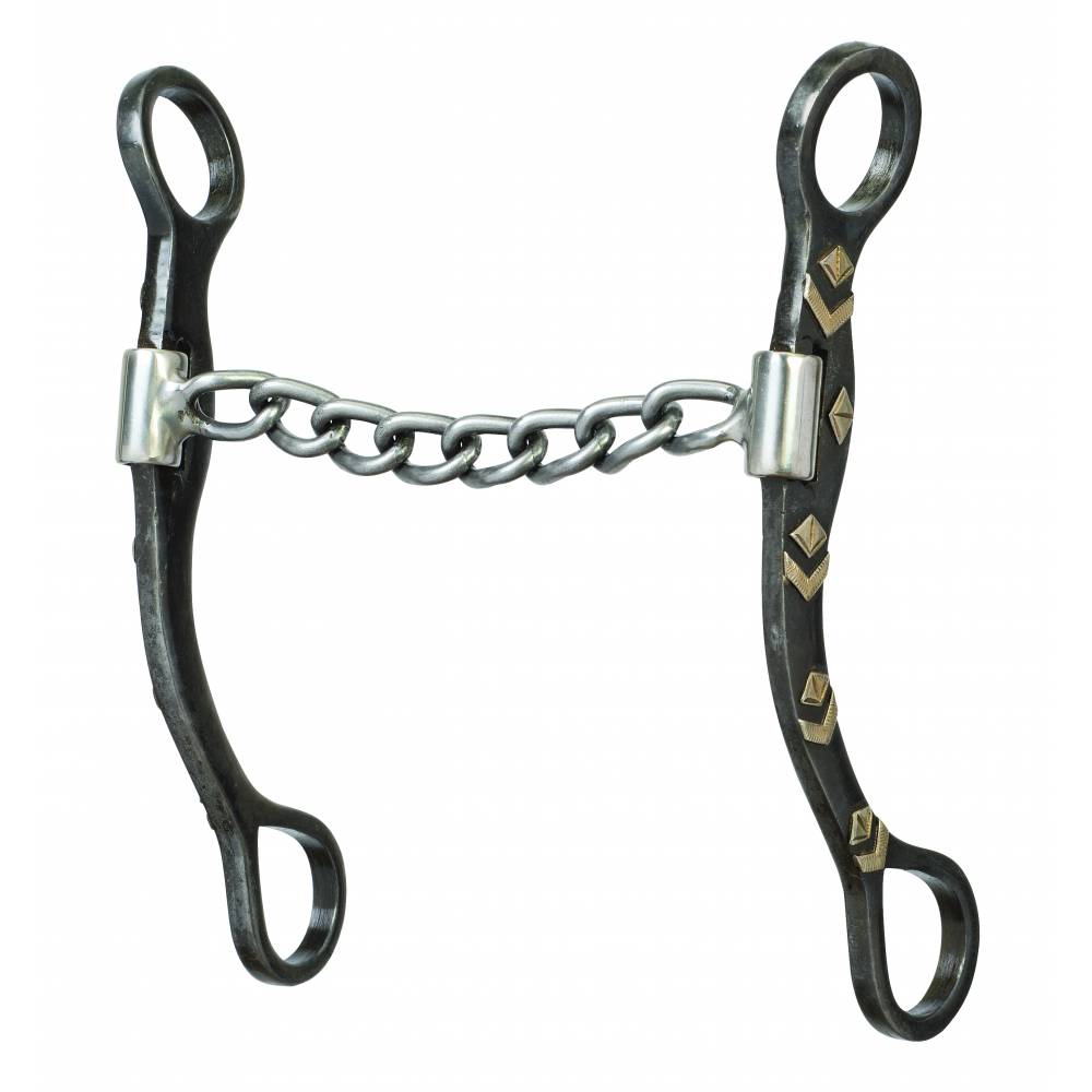 Weaver Professional Shank Bit w/ Sweet Iron Polished Chain Mouth